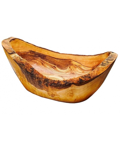Bowl Oval Olive Wood, 18 x 11 cm