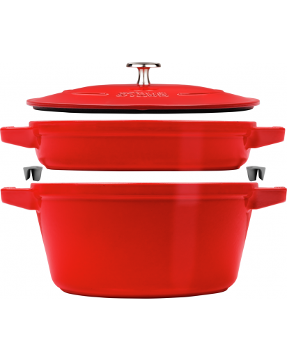 Staub: Cookware Set 2 pcs. cast iron, cherry