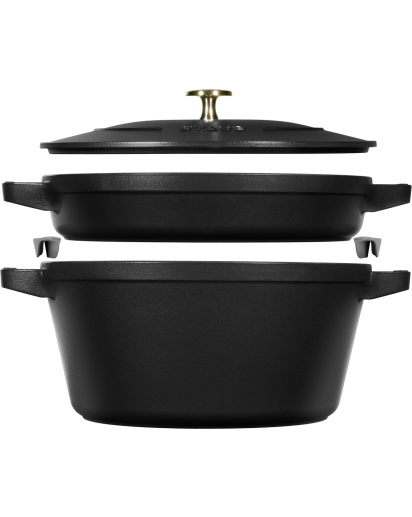 Staub: Cookware Set 2 pcs. cast iron, black