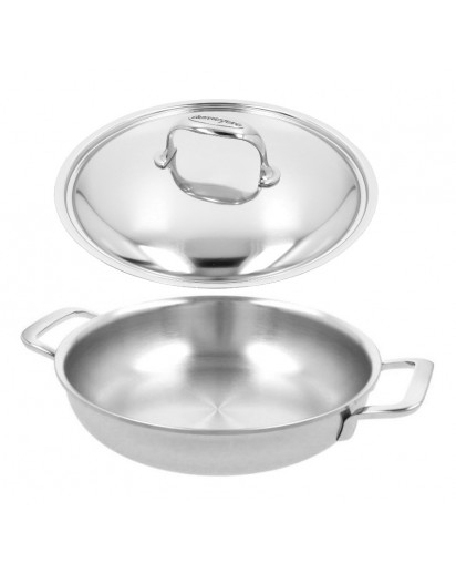 Demeyere: Multifunction 7 Bratpfanne mit Edelstahldeckel, Ø24cm