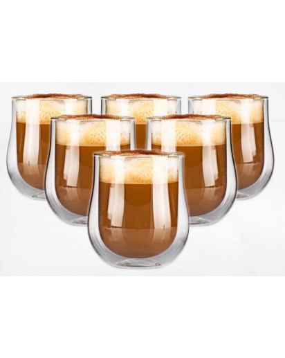 seleXions®: 6er-Set Barista-Caffé Cappuccino-Glas 250ml