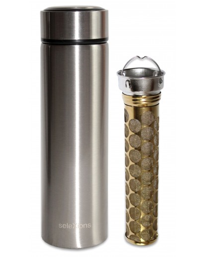 seleXions®: Selexions Insulated Bottle wit Cold Brew Filter, 500ml, stainless steel