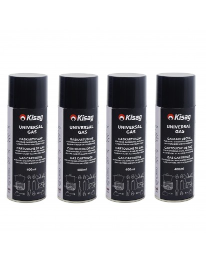 Kisag: 4x Kigas Refill Can 400ml