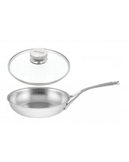 Demeyere: Proline 7 Bratpfanne mit Glasdeckel, Ø20cm