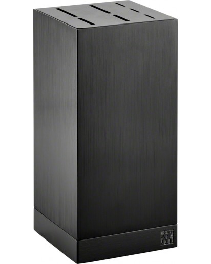 Zwilling: Messerblock aus Aluminium, Schwarz