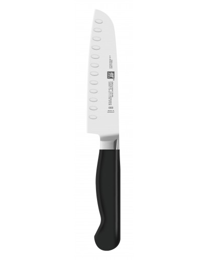 Zwilling: Pure Santoku Knife with hollow edge (140mm or 180mm)