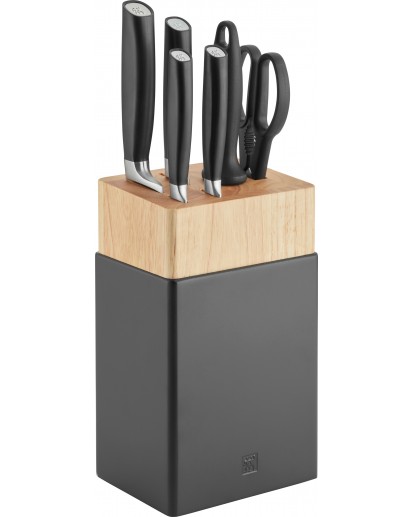 Zwilling: All * Star Messerblockset 7-tlg., silber 