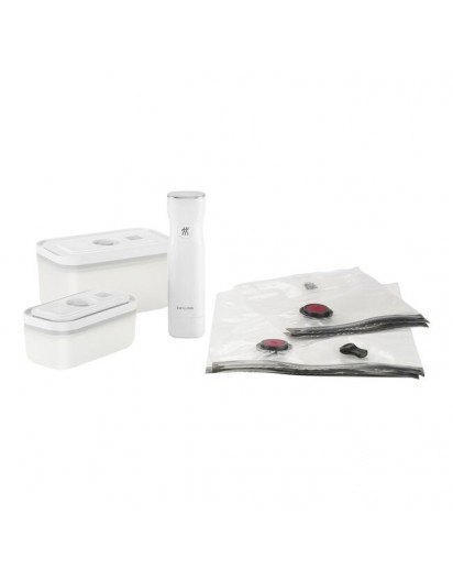 Zwilling: Fresh & Save Vakuum Starterset, Kunststoff / S/M, 7-tlg, Weiß