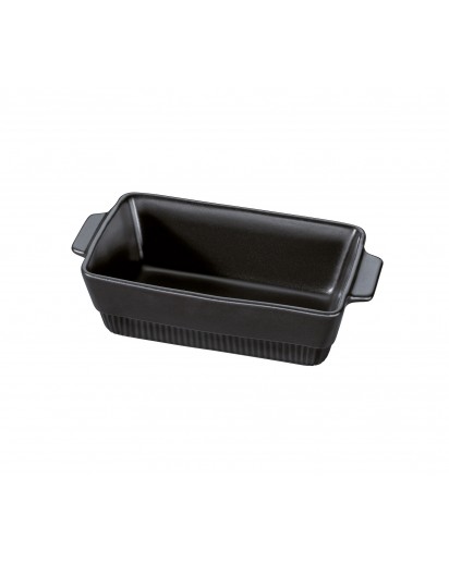 Spring: Chalet Auflaufform rechteckig, schwarz, 28,5x15cm