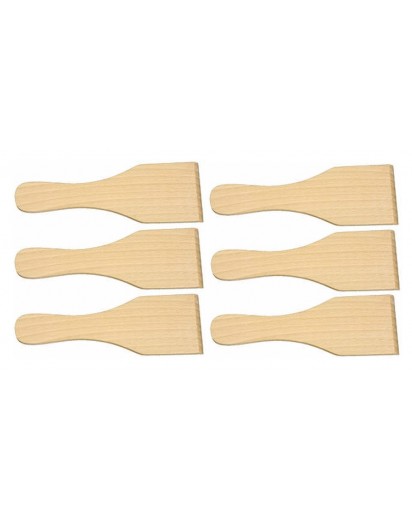 seleXions®: Raclette Spachtel Buchenholz, 6 Stk