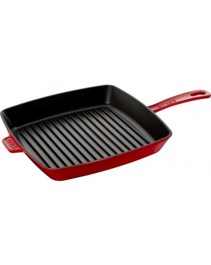 Staub: American grill pan , 30x30cm, cherry-red