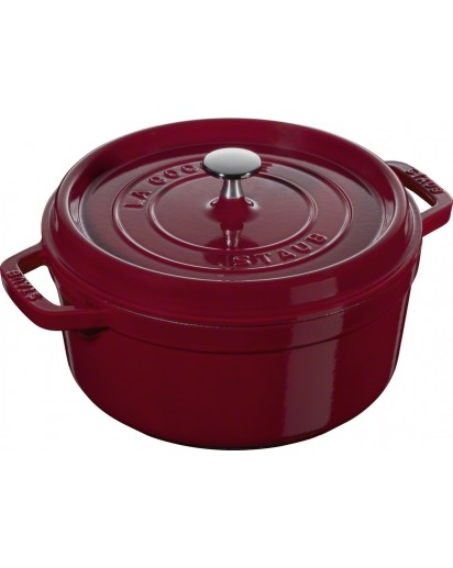 Staub: Runde Cocotte, Ø26cm, Bordeaux