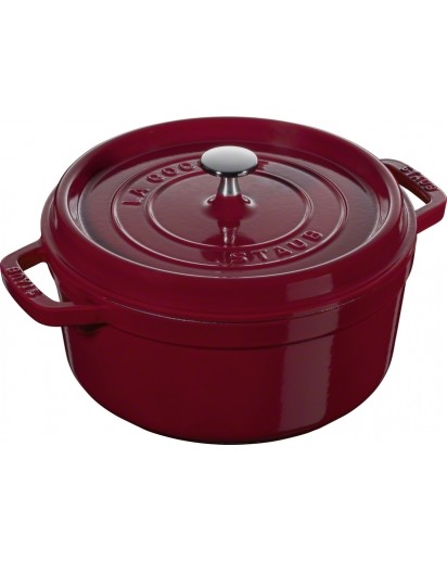 Staub: Runde Cocotte, Ø28cm, Bordeaux