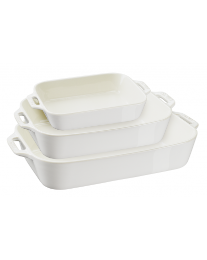 Staub: Ovenware Set 3-pcs, white
