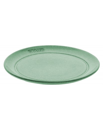 Staub: Teller flach, Salbei, Ø15cm