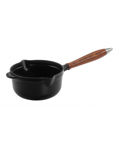 Staub: Vintage Saucenpan with wooden handle