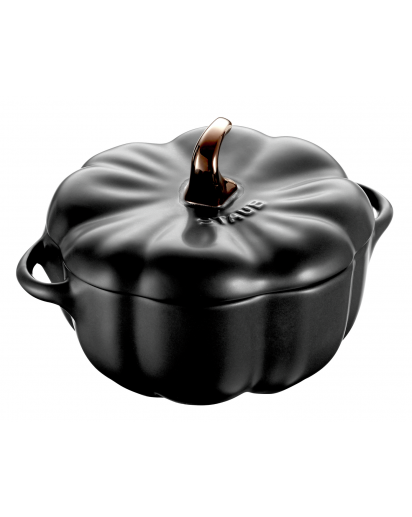 Staub: Cocotte Kürbis, 0,5l, Schwarz, Keramik