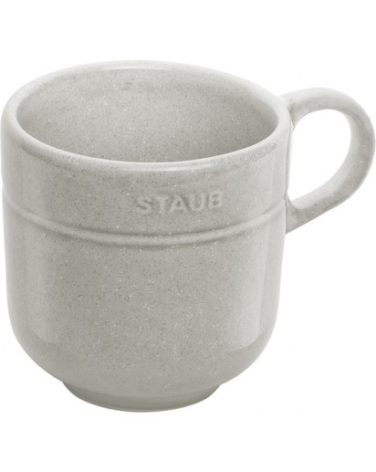 Staub: Ceramic mug, white truffle