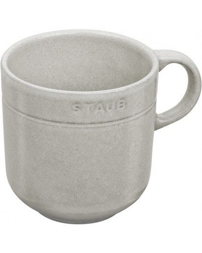 Staub: Ceramic mug, white truffle, 300ml