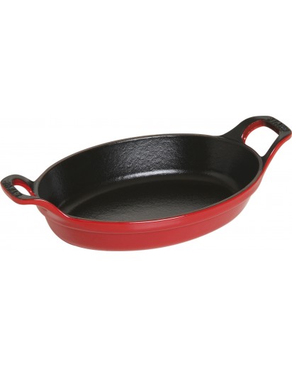 Staub: Oval stackable oven dish, 21 cm, cherry