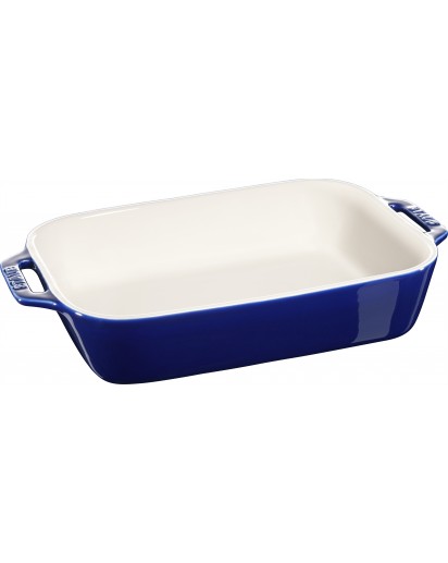 Staub: Oven dish ceramic, 27x20cm, dark-blue