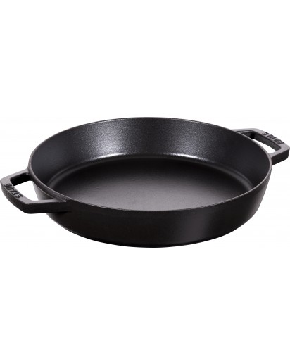 Staub: Frying Pan with 2 handles, black, Ø34cm