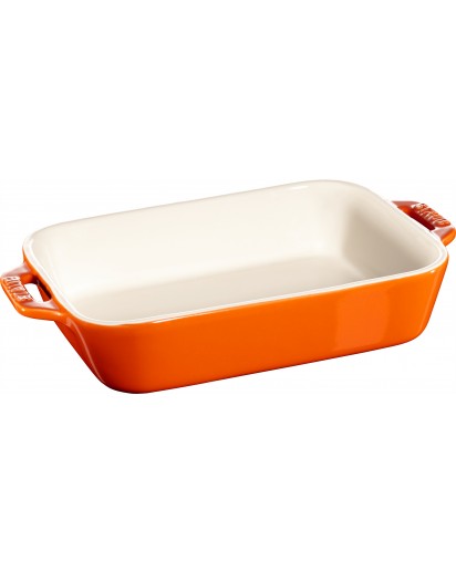 Staub: Oven dish ceramic, 20x16cm, orange