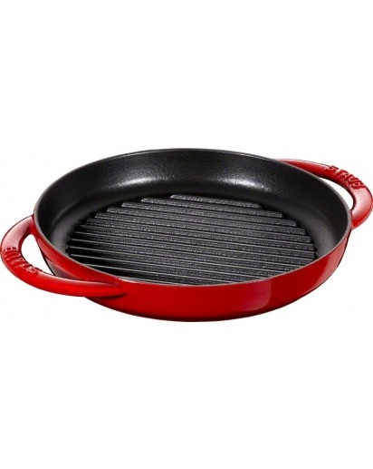 Staub: Grill pan round, Ø22cm, cherry