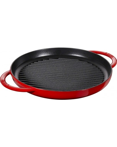 Staub: Grill pan round, Ø30cm, cherry