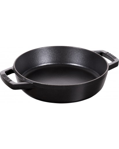 Staub: Frying Pan with 2 handles, black, Ø20cm