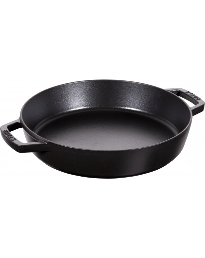 Staub: Frying Pan with 2 handles, black, Ø26cm