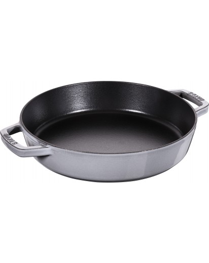 Staub: Frying Pan with 2 handles, graphite grey, Ø26cm