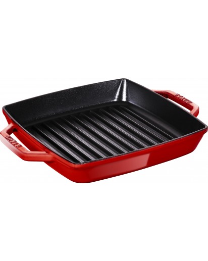 Staub: square grill pan, iron cast