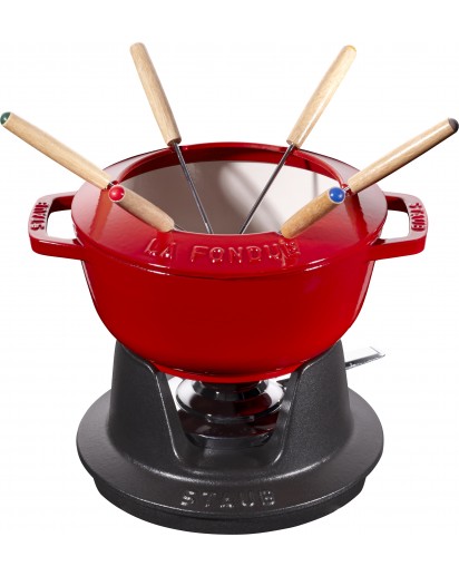 Staub: Fondue Set, Ø18cm, cherry