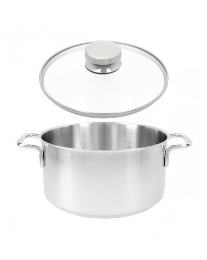 Demeyere: Apollo 7 Bratentopf mit Zwilling Glasdeckel, Ø20cm 
