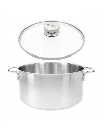 Demeyere: Apollo 7 Bratentopf mit Glasdeckel, Ø24cm 
