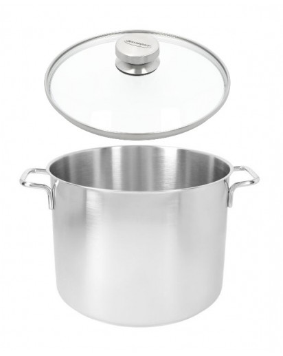 Demeyere: Apollo 7 Kochtopf hoch mit Glasdeckel, Ø24cm