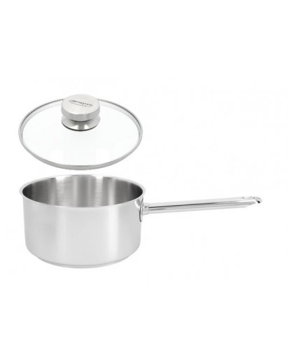 Demeyere: Apollo 7 Stieltopf mit Glasdeckel, Ø18cm