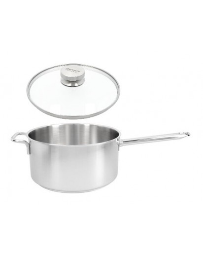 Demeyere: Apollo 7 Stieltopf mit Glasdeckel, Ø22cm