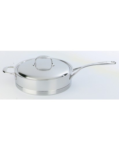 Demeyere: Low sauce pan Apollo with lid 24 cm