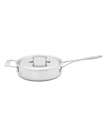 Demeyere: Saucepan Industry low with lid 24cm