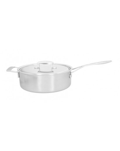 Demeyere: Saucepan Industry low with lid 28 cm