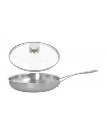 Demeyere: Industry 5 Bratpfanne mit Zwilling Glasdeckel, Ø28cm