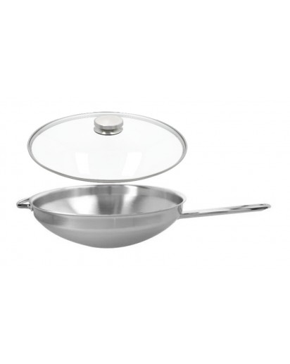 Demeyere: Wok with glas lid,⌀32cm