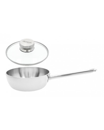 Demeyere: Apollo 7 Konische Sauteuse mit Glasdeckel, Ø16cm