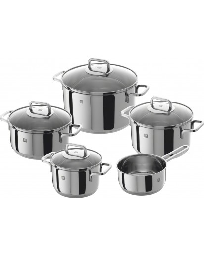 Zwilling: ® Quadro Cookware Set 5 pcs., Stainless Steel