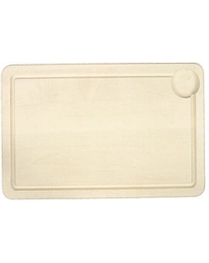 Tranchierplatte mit Saftrille, 30 x 20 cm
