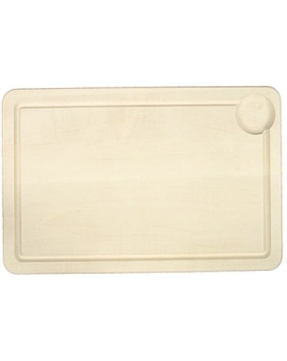 Tranchierplatte mit Saftrille, 40 x 26 cm