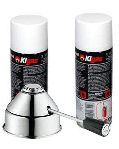 Kisag: Sicherheitsgasbrenner Design Classic plus 2x Kigas
