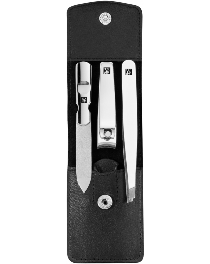 Zwilling: Classic Inox Maniküre Pediküre Set 3-tlg., schwarz